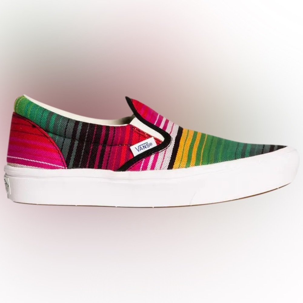 Vans ComfyCush Slip-On 'Blanket Stripe', Multi/True White, M/5.5, W/7M